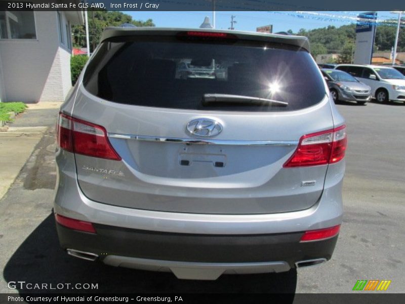Iron Frost / Gray 2013 Hyundai Santa Fe GLS AWD