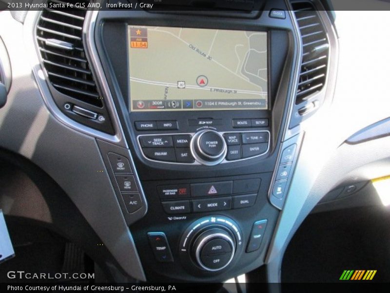 Controls of 2013 Santa Fe GLS AWD