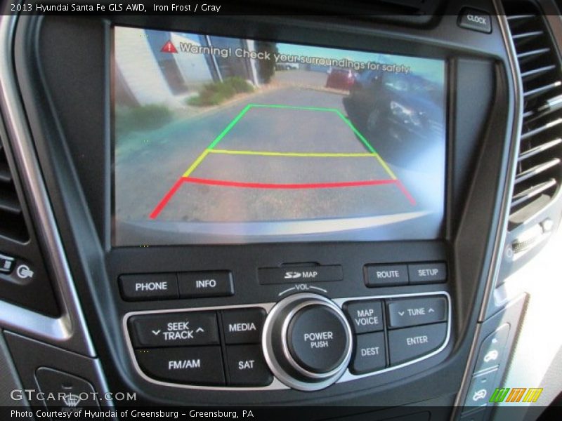 Iron Frost / Gray 2013 Hyundai Santa Fe GLS AWD