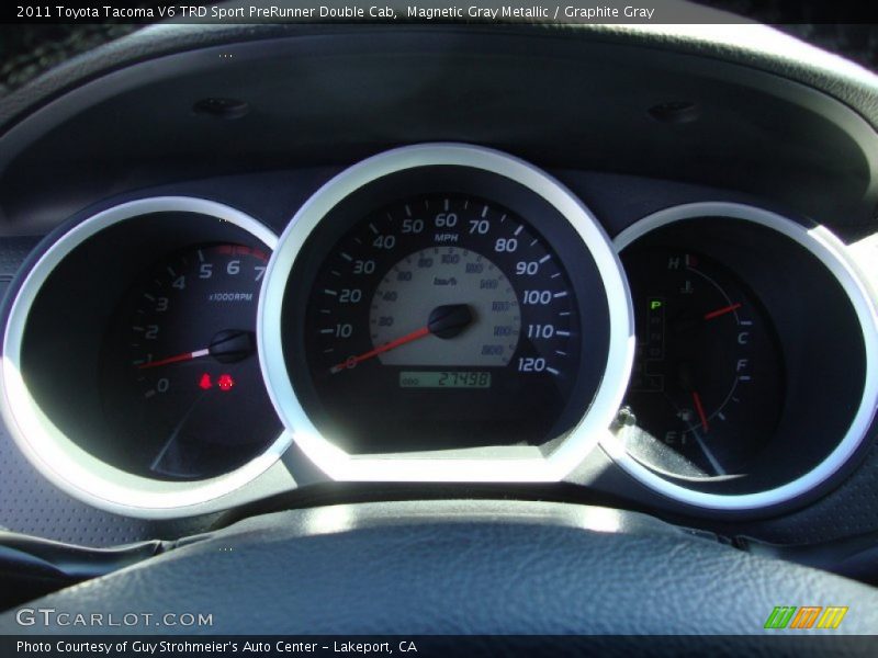 Magnetic Gray Metallic / Graphite Gray 2011 Toyota Tacoma V6 TRD Sport PreRunner Double Cab