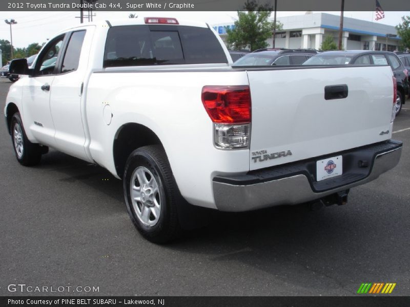 Super White / Graphite 2012 Toyota Tundra Double Cab 4x4