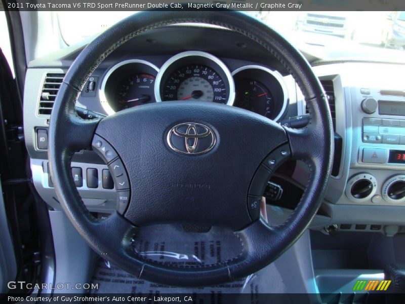 Magnetic Gray Metallic / Graphite Gray 2011 Toyota Tacoma V6 TRD Sport PreRunner Double Cab