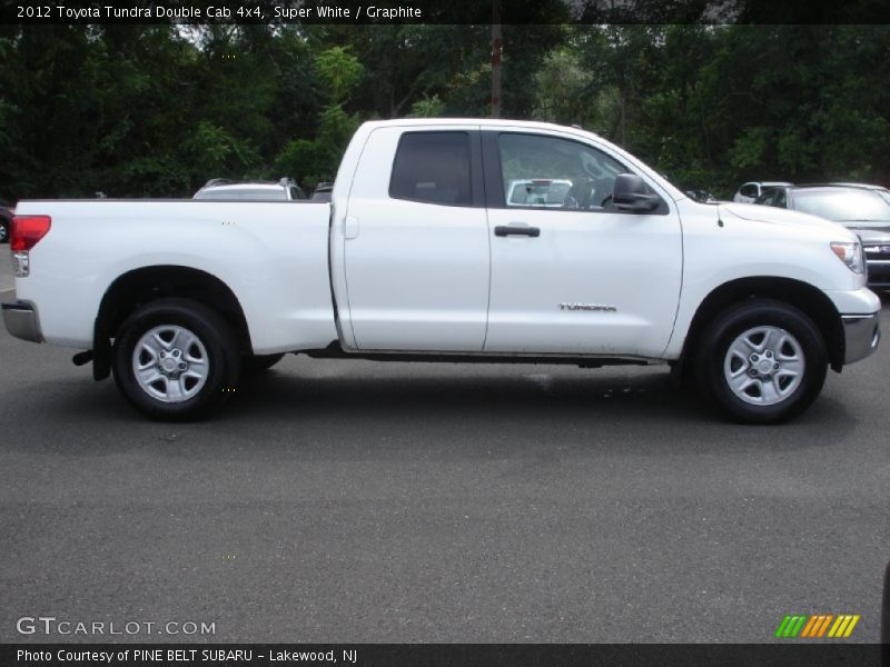 Super White / Graphite 2012 Toyota Tundra Double Cab 4x4
