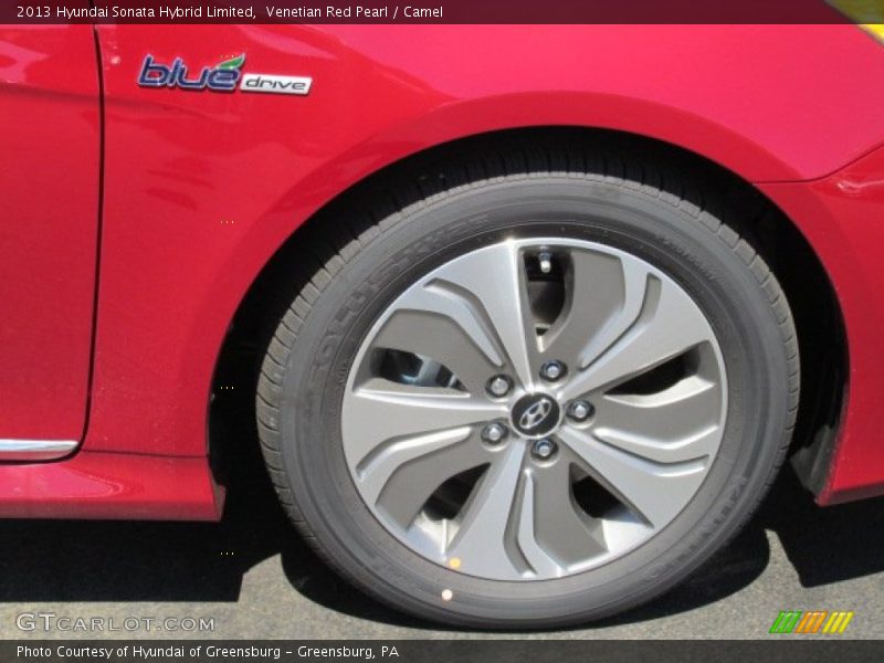 Venetian Red Pearl / Camel 2013 Hyundai Sonata Hybrid Limited