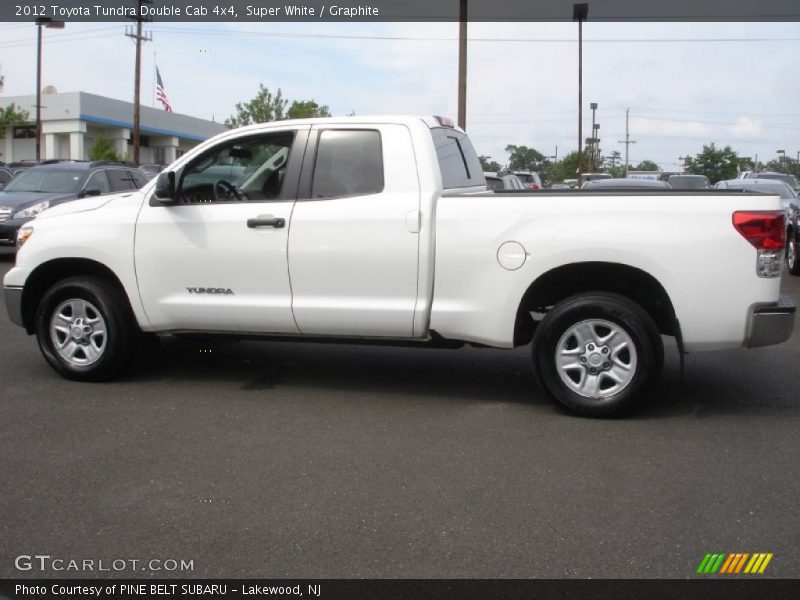 Super White / Graphite 2012 Toyota Tundra Double Cab 4x4