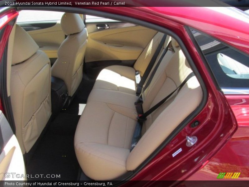 Venetian Red Pearl / Camel 2013 Hyundai Sonata Hybrid Limited