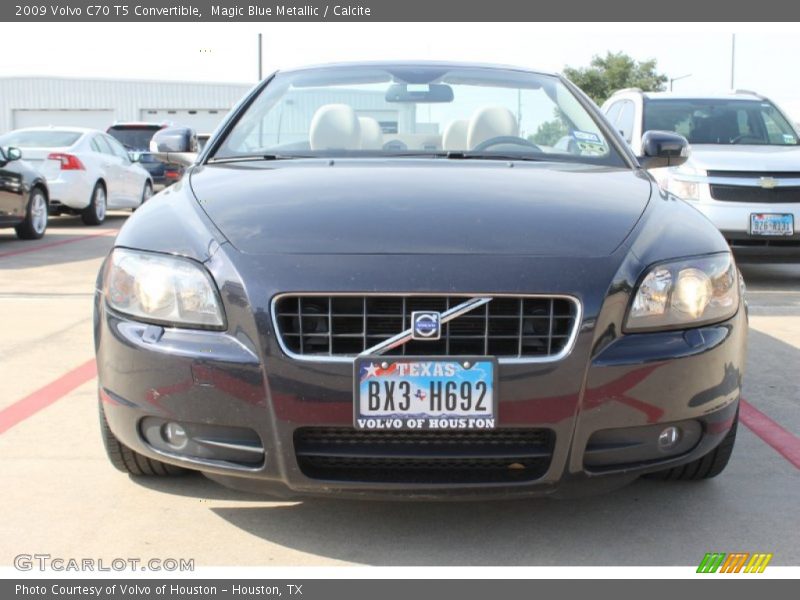 Magic Blue Metallic / Calcite 2009 Volvo C70 T5 Convertible