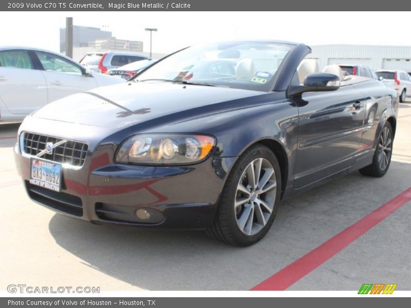 Magic Blue Metallic / Calcite 2009 Volvo C70 T5 Convertible