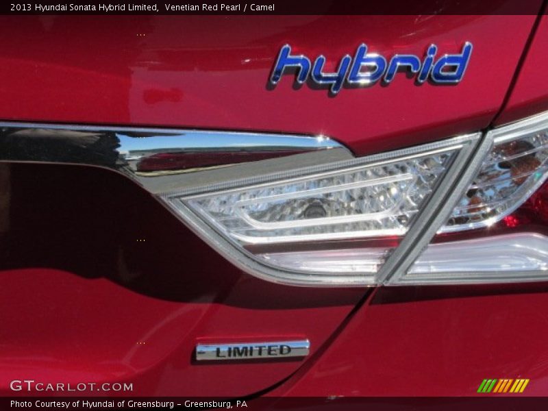 Venetian Red Pearl / Camel 2013 Hyundai Sonata Hybrid Limited