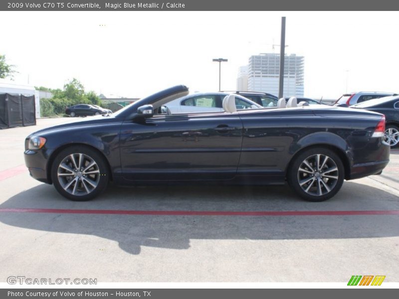 Magic Blue Metallic / Calcite 2009 Volvo C70 T5 Convertible