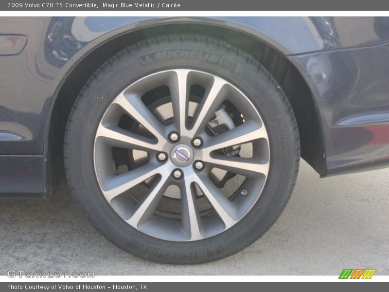 Magic Blue Metallic / Calcite 2009 Volvo C70 T5 Convertible