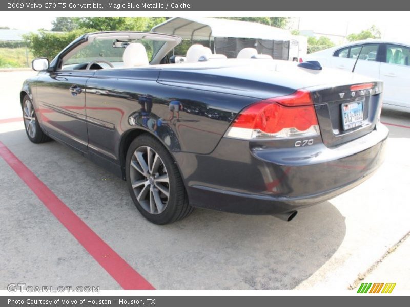 Magic Blue Metallic / Calcite 2009 Volvo C70 T5 Convertible