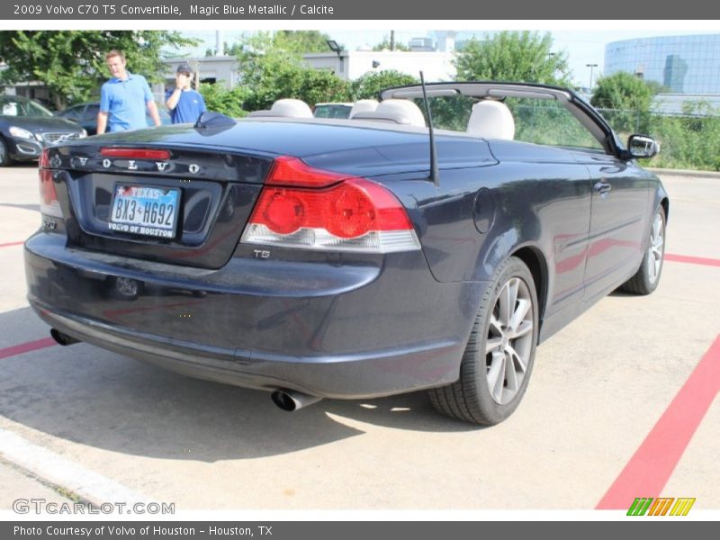 Magic Blue Metallic / Calcite 2009 Volvo C70 T5 Convertible