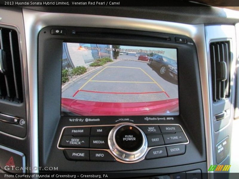 Venetian Red Pearl / Camel 2013 Hyundai Sonata Hybrid Limited