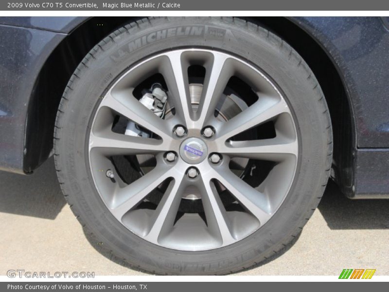 Magic Blue Metallic / Calcite 2009 Volvo C70 T5 Convertible