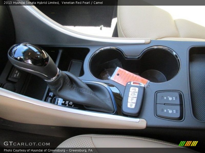 Venetian Red Pearl / Camel 2013 Hyundai Sonata Hybrid Limited