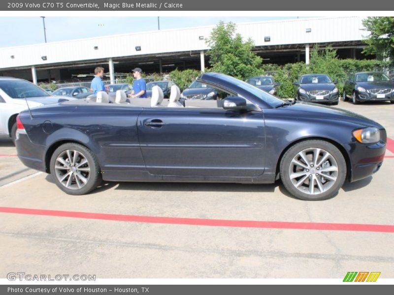 Magic Blue Metallic / Calcite 2009 Volvo C70 T5 Convertible
