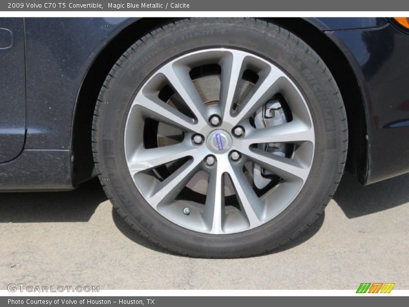 Magic Blue Metallic / Calcite 2009 Volvo C70 T5 Convertible