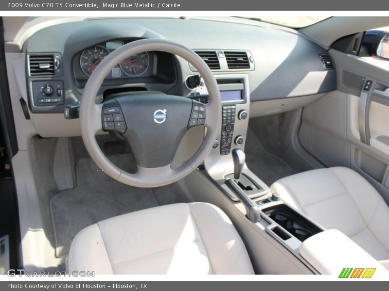 Magic Blue Metallic / Calcite 2009 Volvo C70 T5 Convertible