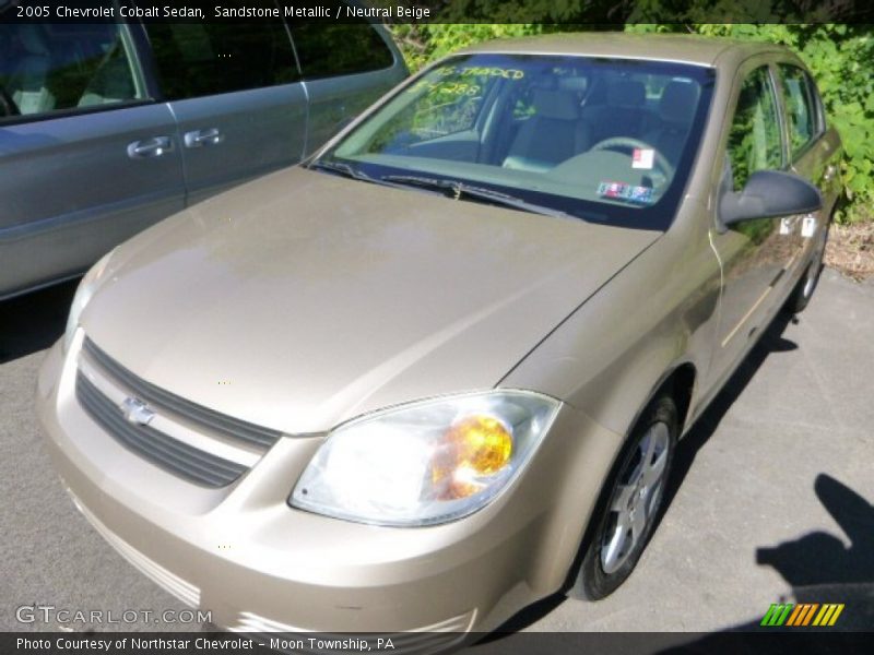 Sandstone Metallic / Neutral Beige 2005 Chevrolet Cobalt Sedan