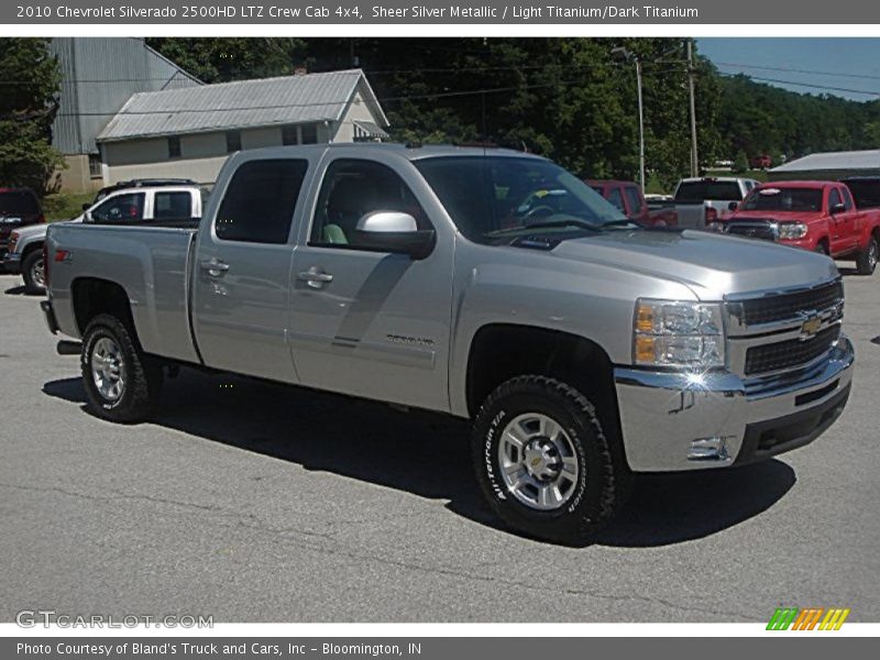 Sheer Silver Metallic / Light Titanium/Dark Titanium 2010 Chevrolet Silverado 2500HD LTZ Crew Cab 4x4