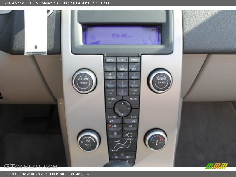 Magic Blue Metallic / Calcite 2009 Volvo C70 T5 Convertible