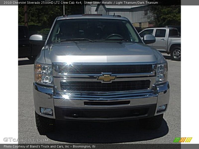 Sheer Silver Metallic / Light Titanium/Dark Titanium 2010 Chevrolet Silverado 2500HD LTZ Crew Cab 4x4