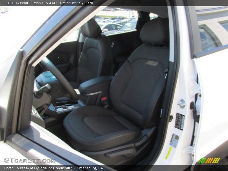 Cotton White / Black 2013 Hyundai Tucson GLS AWD