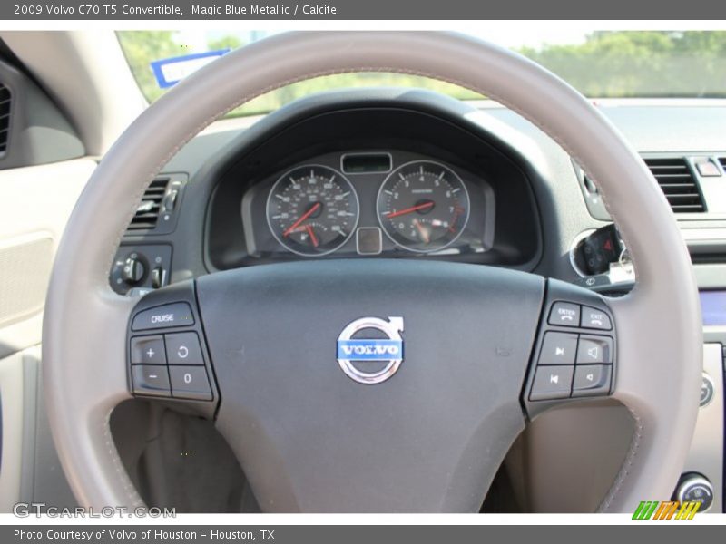 Magic Blue Metallic / Calcite 2009 Volvo C70 T5 Convertible