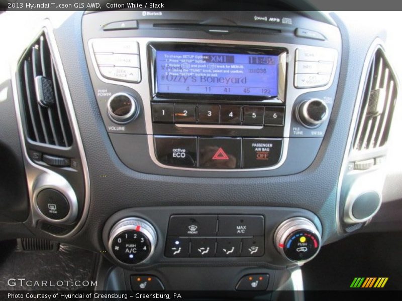Cotton White / Black 2013 Hyundai Tucson GLS AWD