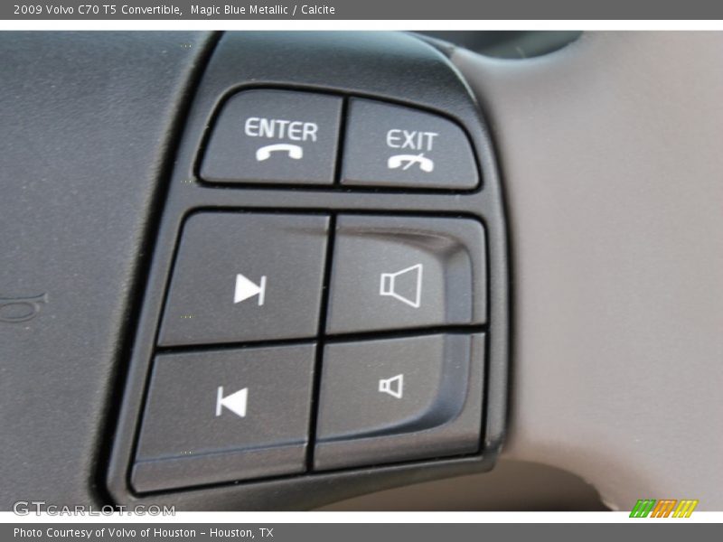 Magic Blue Metallic / Calcite 2009 Volvo C70 T5 Convertible