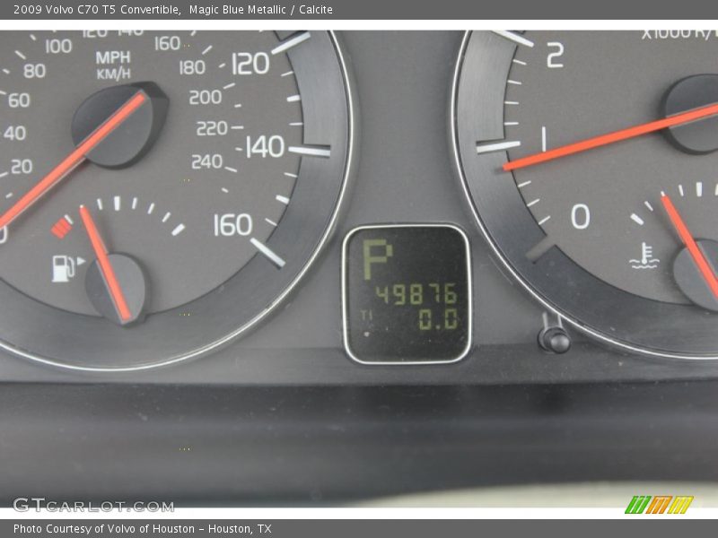 Magic Blue Metallic / Calcite 2009 Volvo C70 T5 Convertible