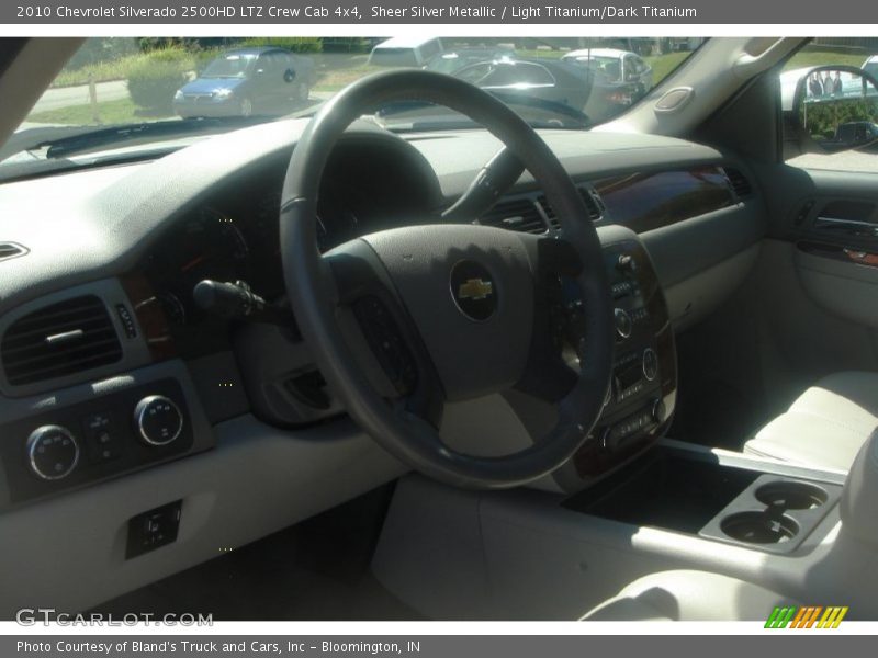 Sheer Silver Metallic / Light Titanium/Dark Titanium 2010 Chevrolet Silverado 2500HD LTZ Crew Cab 4x4