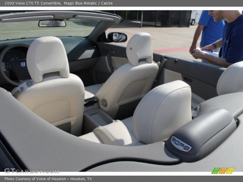Magic Blue Metallic / Calcite 2009 Volvo C70 T5 Convertible