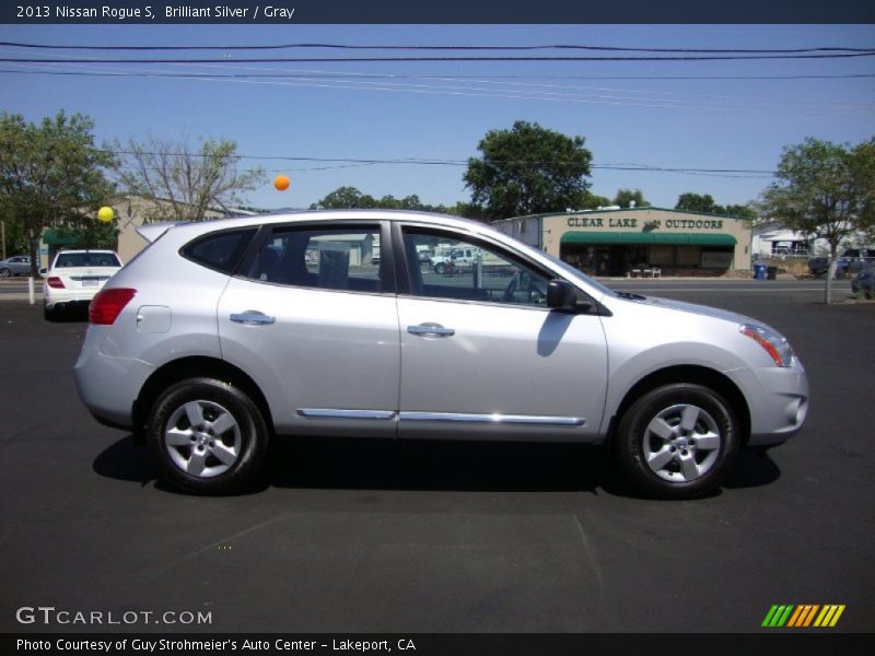 Brilliant Silver / Gray 2013 Nissan Rogue S