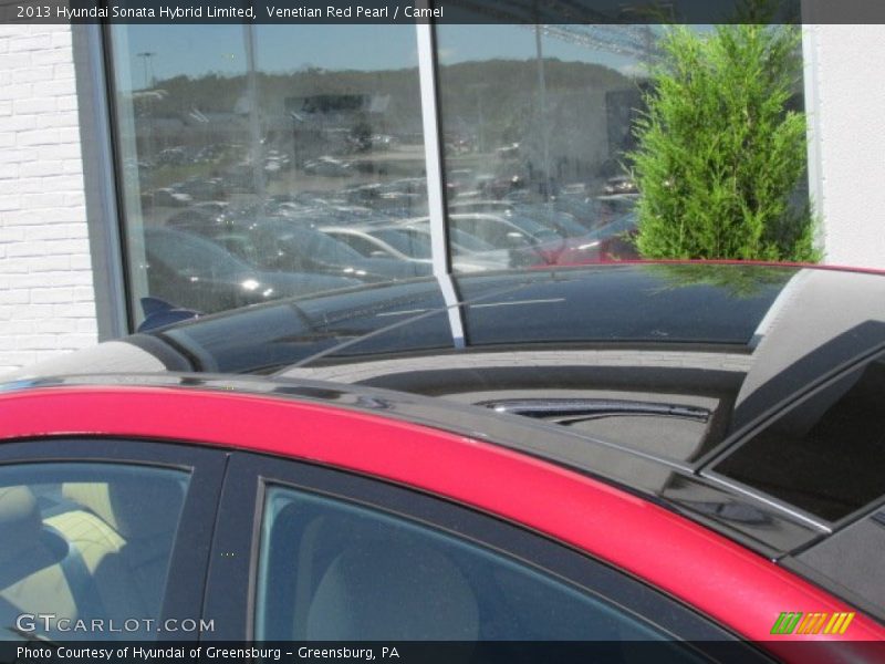 Venetian Red Pearl / Camel 2013 Hyundai Sonata Hybrid Limited