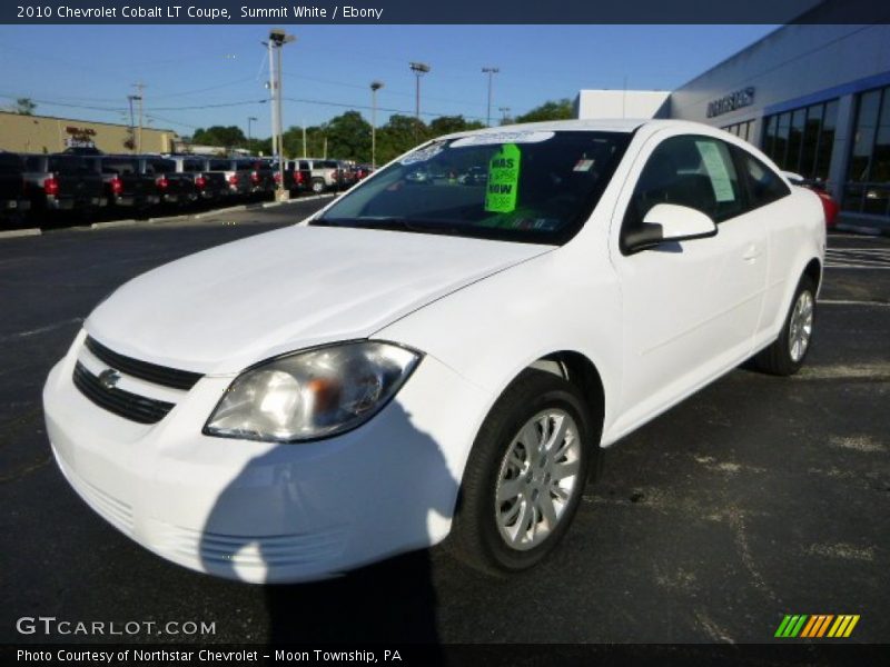 Summit White / Ebony 2010 Chevrolet Cobalt LT Coupe