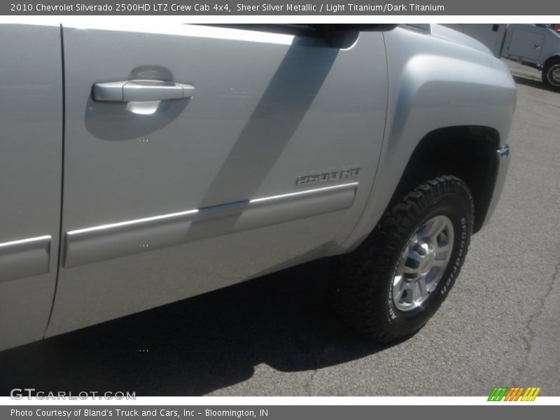 Sheer Silver Metallic / Light Titanium/Dark Titanium 2010 Chevrolet Silverado 2500HD LTZ Crew Cab 4x4