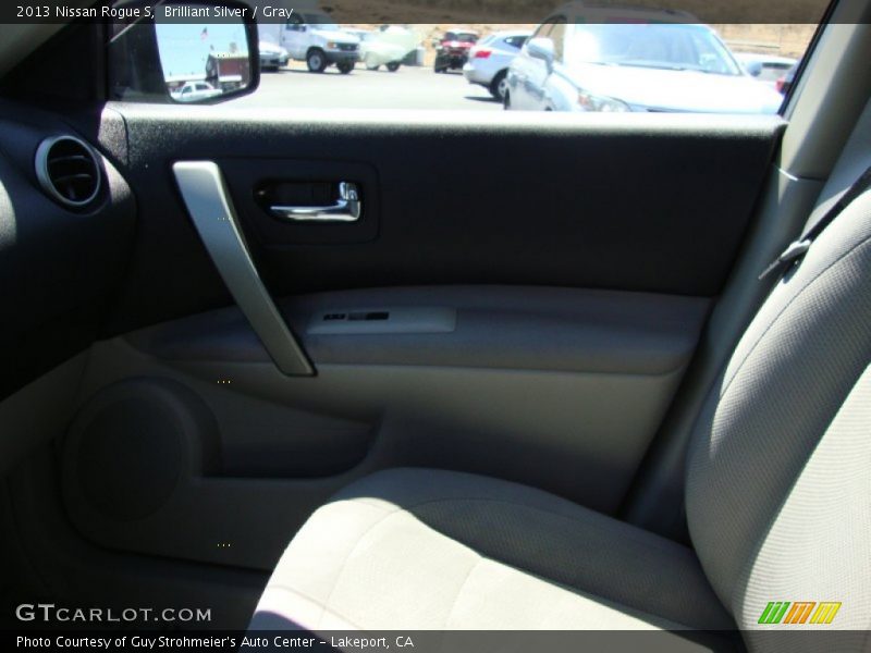 Brilliant Silver / Gray 2013 Nissan Rogue S