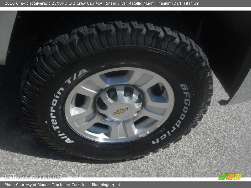 Sheer Silver Metallic / Light Titanium/Dark Titanium 2010 Chevrolet Silverado 2500HD LTZ Crew Cab 4x4