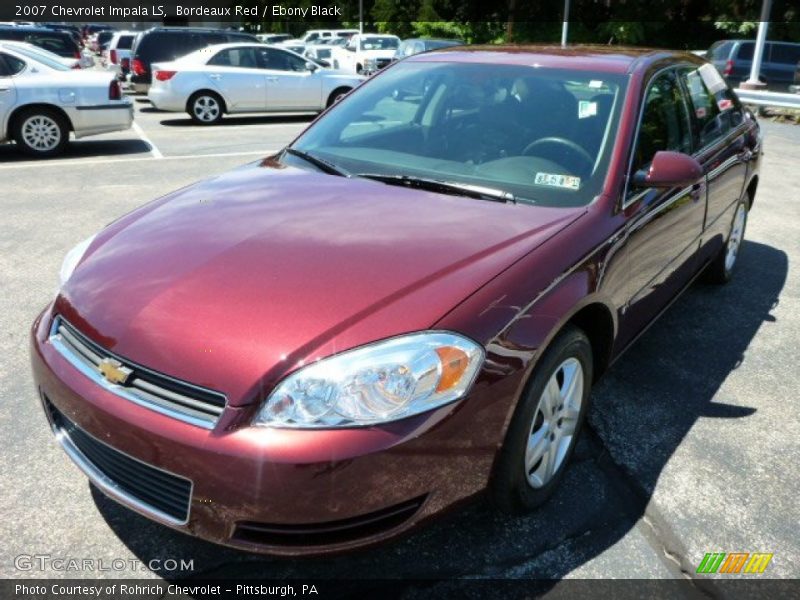 Front 3/4 View of 2007 Impala LS