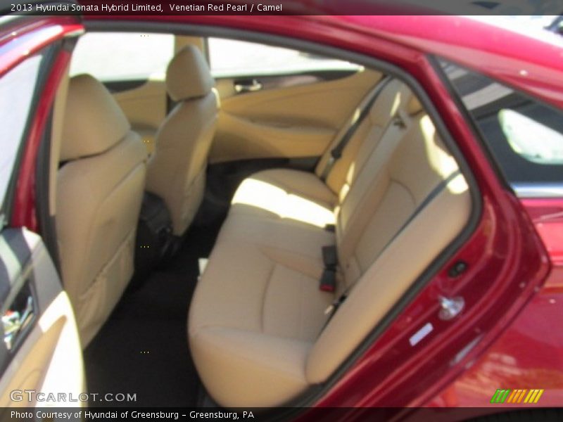 Venetian Red Pearl / Camel 2013 Hyundai Sonata Hybrid Limited