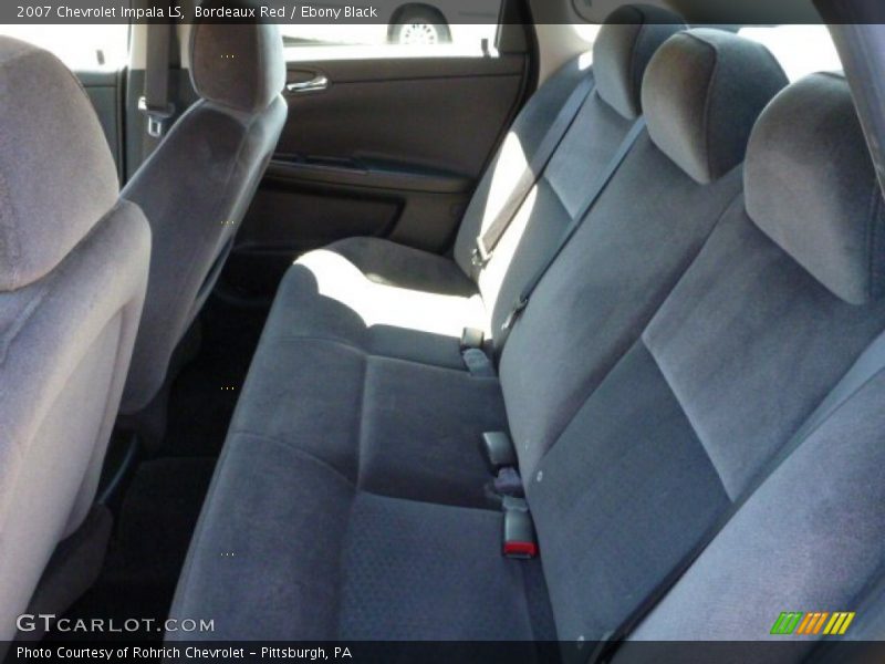 Bordeaux Red / Ebony Black 2007 Chevrolet Impala LS