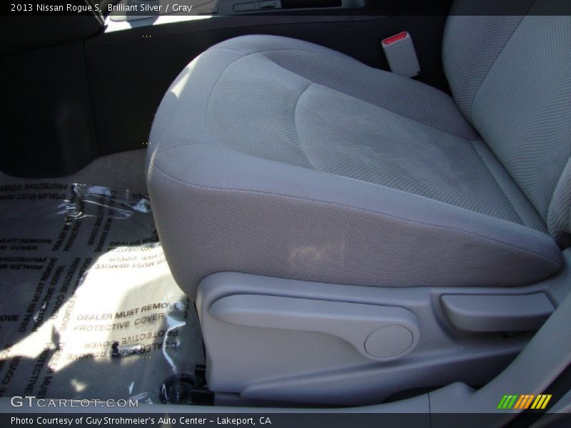 Brilliant Silver / Gray 2013 Nissan Rogue S