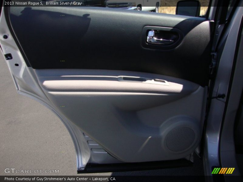 Brilliant Silver / Gray 2013 Nissan Rogue S