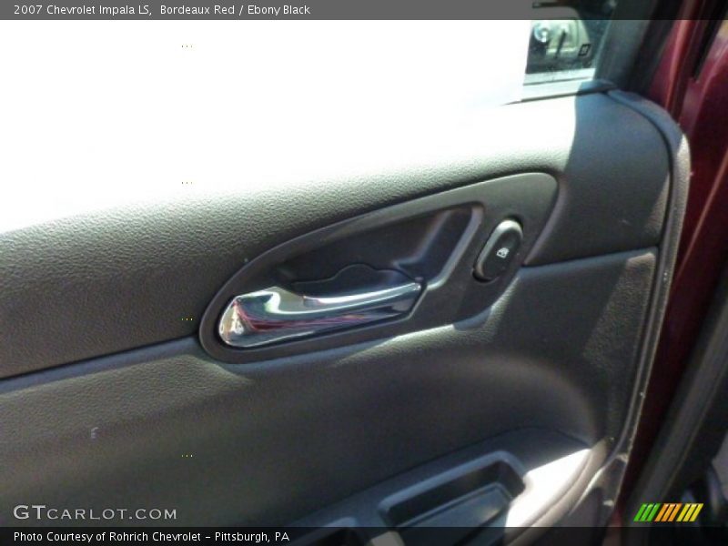 Bordeaux Red / Ebony Black 2007 Chevrolet Impala LS