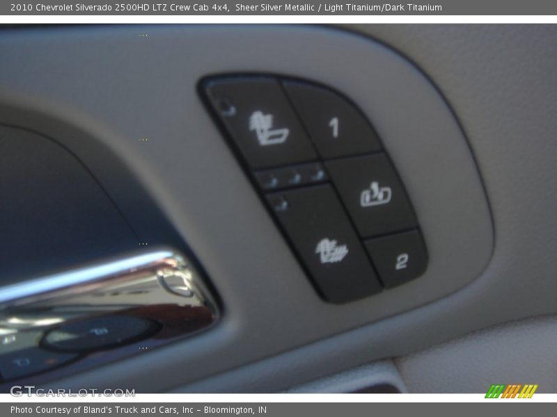 Sheer Silver Metallic / Light Titanium/Dark Titanium 2010 Chevrolet Silverado 2500HD LTZ Crew Cab 4x4