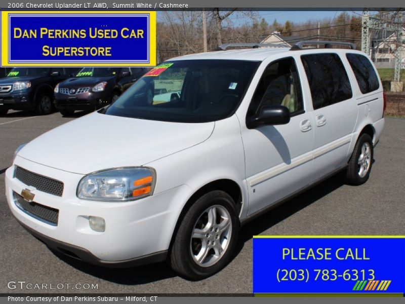Summit White / Cashmere 2006 Chevrolet Uplander LT AWD