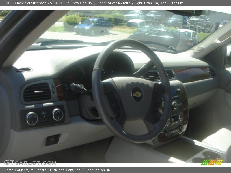 Sheer Silver Metallic / Light Titanium/Dark Titanium 2010 Chevrolet Silverado 2500HD LTZ Crew Cab 4x4