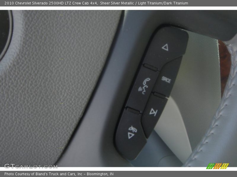 Sheer Silver Metallic / Light Titanium/Dark Titanium 2010 Chevrolet Silverado 2500HD LTZ Crew Cab 4x4